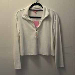 Stoney Clover Lane x‎ Target Cropped Half Zip Sweatshirt